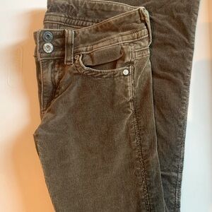 Miss Me Brown Corduroy Pants-Girls 14